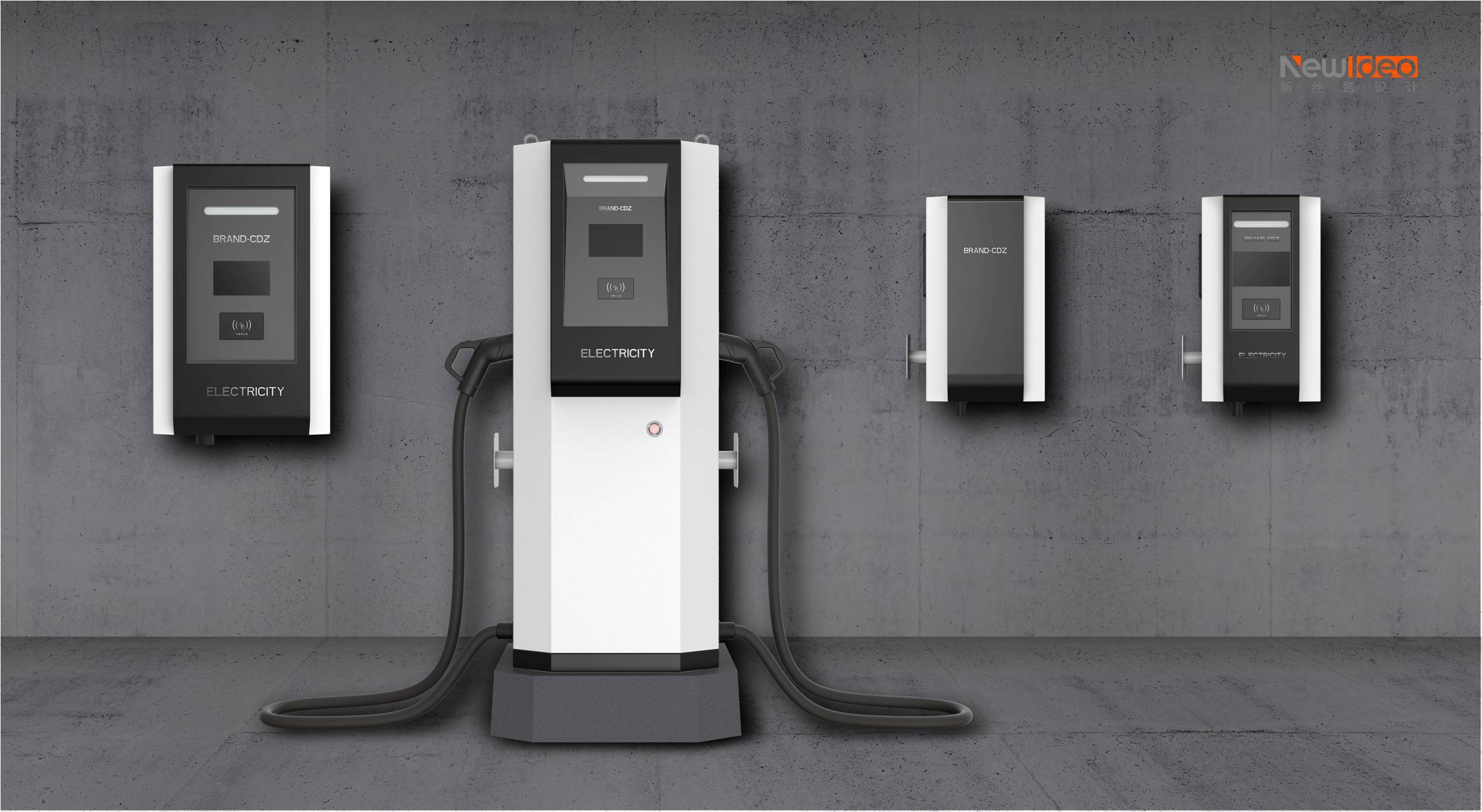 新丝充电桩 以系列化设计重塑城市能源补给新形象